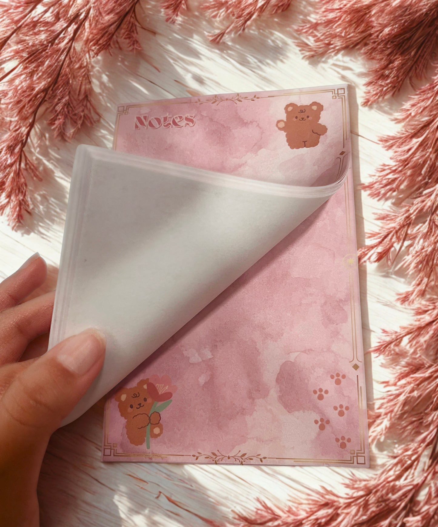 Variety Notepads, Adorable Pet/Animal Themed Stationery Set, Solid Cardboard Back